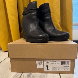 UGG Women's Black Heeled Boots